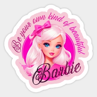 Barbie logo sticker hotsell
